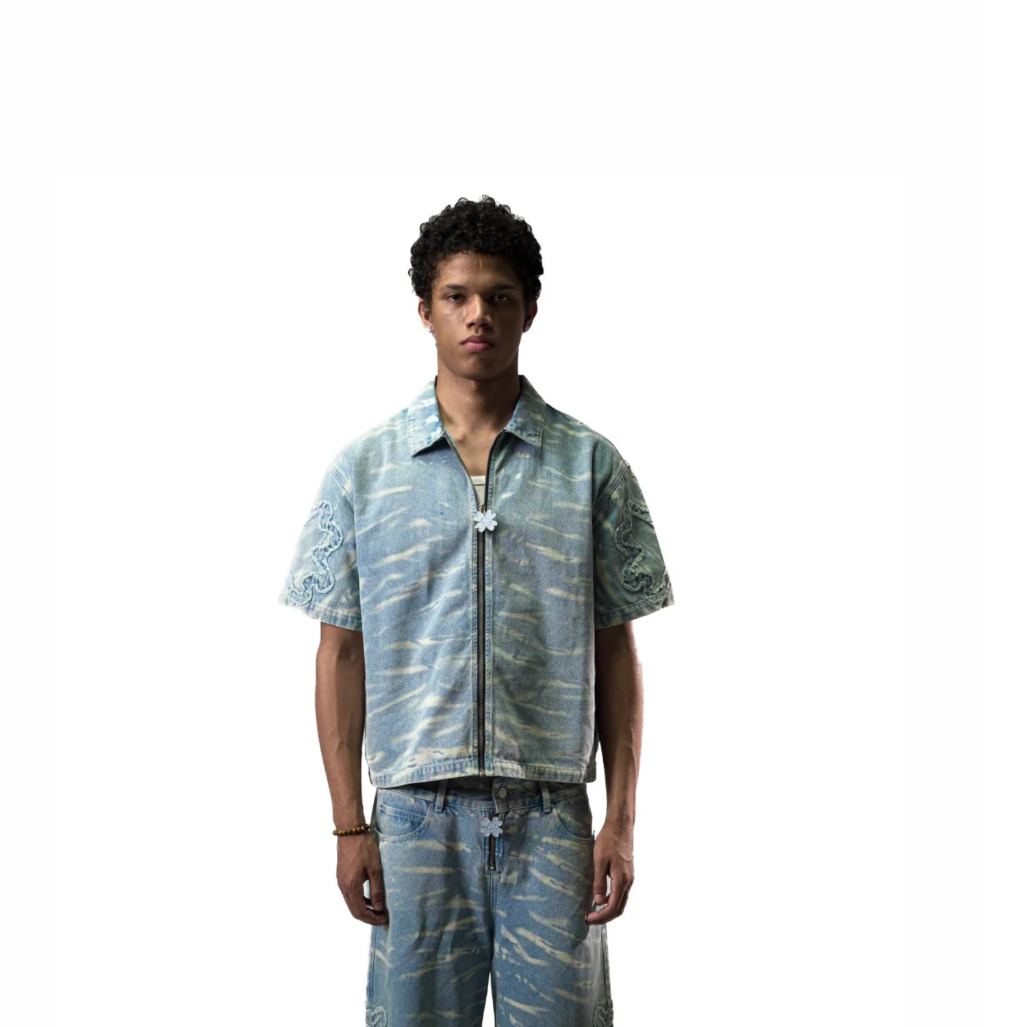 TOROM – Denimskjorte i azurblå